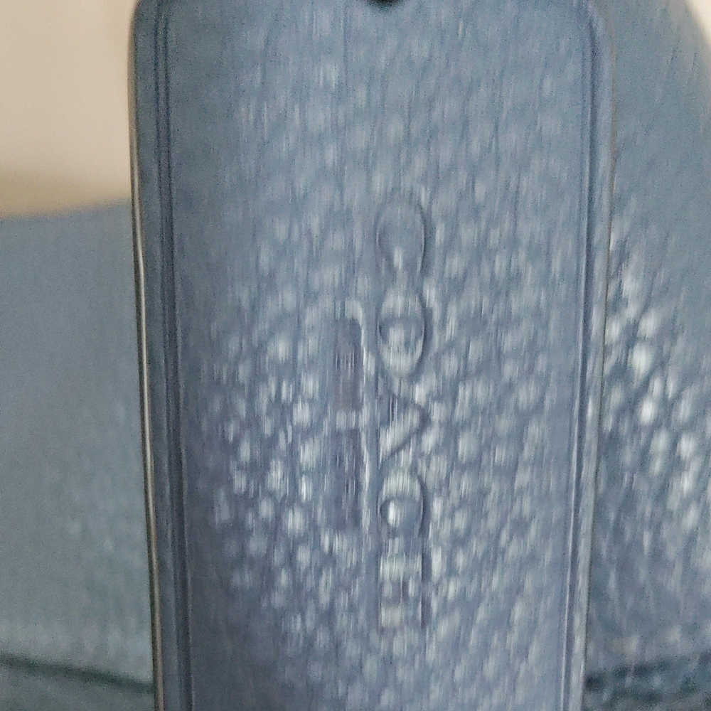 Blue Leather Women's Bag - Picture 4 of 7